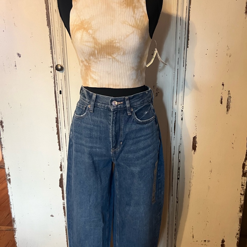 American Eagle Outfitters High Rise Jeans - Dark Blue